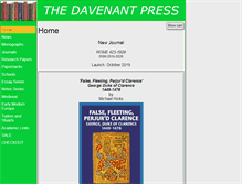 Tablet Screenshot of davenantpress.co.uk
